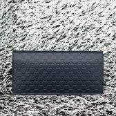 구찌 microssima leather wallet with id window 449245