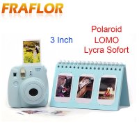 Interleaf type 3 인치 컬러 카드 사진 앨범 책 fuji polaroid lomo leica sofort 미니 포토 앨범 그림 케이스 액세서리