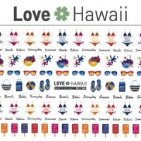 [lovehawaii]네일아트 러브하와이 워터데칼 스티커 NO138A