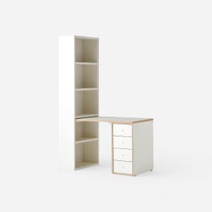 샘 책상 120cm h형하부서랍 시공(컬러 택1)