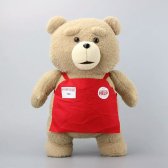이젠크리에이션 19곰 테드 앞치마 곰 봉제인형 50cm
