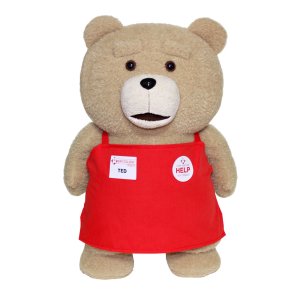 이젠크리에이션 19곰 테드 앞치마 곰 봉제인형 50cm