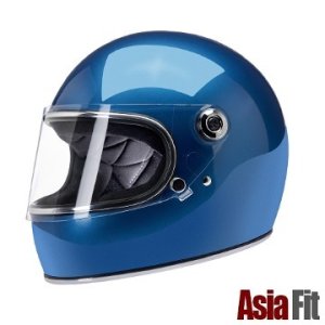 빌트웰헬멧 그링고S 아시아핏GRINGO S ASIA FIT METALLIC PACIFIC BLUE,클래식 오토바이헬멧