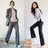 지오다노 여 롱 부츠컷 스트레이트 슬랙스