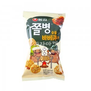 농심 과자마켓 쫄병스낵 바베큐 82g