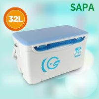 SAPA 아이스박스 아이스쿨러 밑밥통 32리터 HG-A011