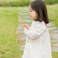 [3차제작] 멀리서도 내 눈엔 그녀만 보여 - red point ribbon punching cotton pure baby dress