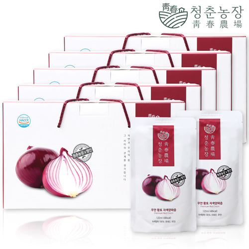 <b>청춘농장</b> 무안 <b>자색 양파</b>즙 5박스 총 150포