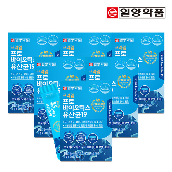 일양약품 프로바이오틱스 유산균 19 6박스(6개월분)/김치유산균