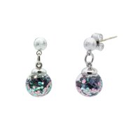 러빈볼 러빈 드롭 스노우볼 귀걸이 Luvin Drop Snowball Earrings