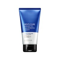 MISSHA 맨즈 큐어 쉐이브 투 클렌징 폼 150ml