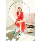 앳코너 폴리 플리츠 롱 원피스 ATDR9B115