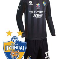 험멜 K리그 디자인 축구 유니폼 전사 제작 유니폼 HM-1355 (Black) [19년도 울산현대 GK 유니폼]