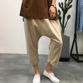 면 배기팬츠 루즈핏 밴딩 똥싼바지 알라딘 하렘 9부