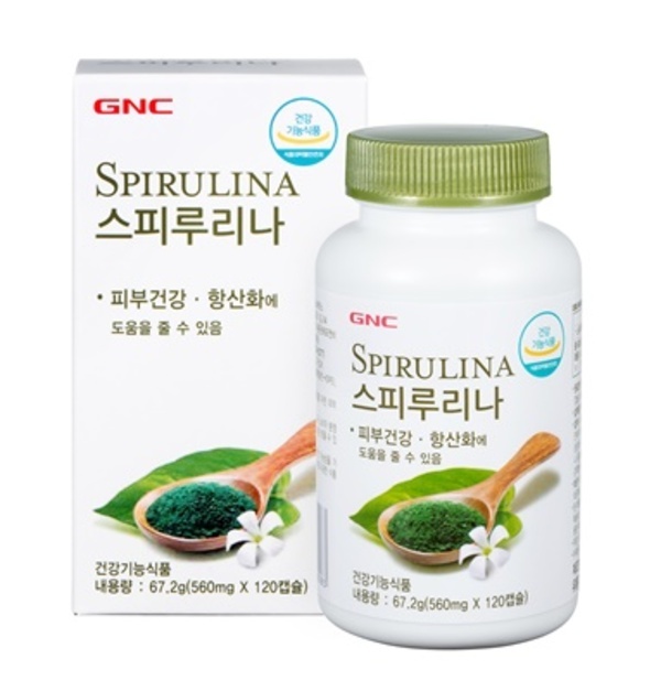 GNC <b>스피루리나</b> 560mg x 120캡슐