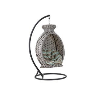 RO 1012 라탄 야외용 그네의자