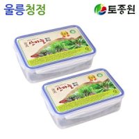 토종원 산마늘잎 명이 절임 800g 2개 울릉도명이나물