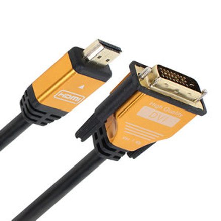 디옵텍 JUSTLINK HDMI to DVI-D 골드케이블