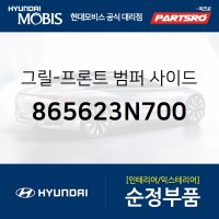 프론트 범퍼 그릴 사이드,우측 (865623N700)  뉴 에쿠스 현대모비스 부품몰