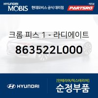 크롬 피스 1-라디에이트 그릴 (863522L000)  i30 현대모비스 부품몰