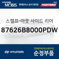 싼타페DM 더프라임 사이드미러커버 백미러커버,조수석쪽 (퓨어 화이트) (87626B8000PDW)