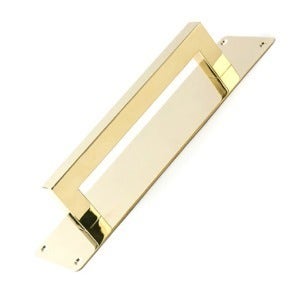 도무스 DP-220PVD 골드 80x300mm 미시오 푸쉬풀 중문 스텐 전면고정 손잡이