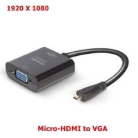 네트워크다모일 Micro HDMI to VGA 컨버터(WH3301)