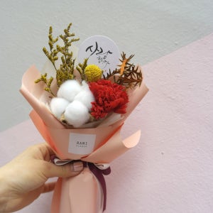 카네이션 천일화 꽃다발, 꽃라미(ramiflower)