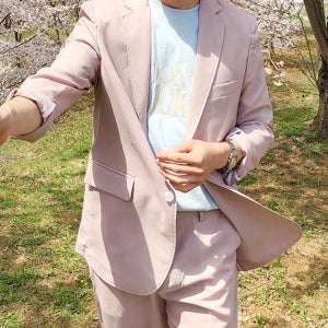 샐리 싱글 블레이저[XL-4XL]