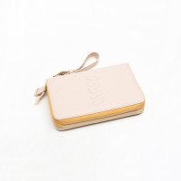 [엘더블유엘] [LWL] MULTI ZIP LOGO POUCH / CREAM