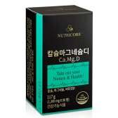 뉴트리코어 칼슘 마그네슘 비타민D 1300mg x 90정