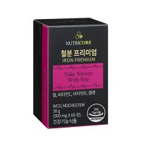 뉴트리코어 철분제 500mg x 60정