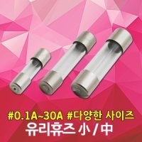 DJ전기조명 유리휴즈 퓨즈 휴즈 홀더 0.1A~30A 유리관