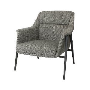 브루클린 암체어 헤링본그레이 인테리어 안락 거실 카페 까페 디자인 유니크 FM