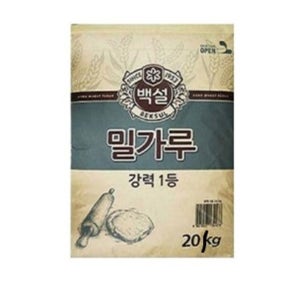 백설 강력1등 밀가루 20kg / 강력분,강력밀가루