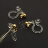 EA284-민감형 레진(resin) 논피어싱 U형 이어커프 귀찌이어링 13mm 골드(2조),비즈공예재료,악세사리부자재,귀걸이만들기