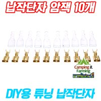 DIY용 250-R 터미널 납작단자 암잭(Female) 10개  암잭