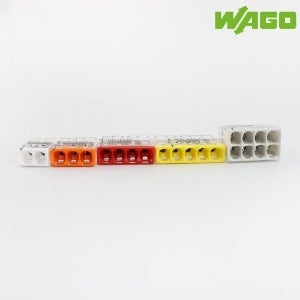 타로시 와고 3폴 와이어커넥터 단선 WAGO 2273-203 100개입
