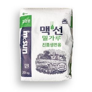 맥선 진품생면용 밀가루 20kg / 면용,제면,생면