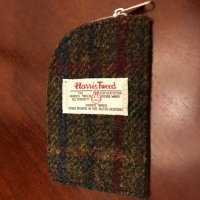 Harris Tweed 해리스 트위드 키링 열쇠 키홀더 블루 레드체크  블루/레드 체크