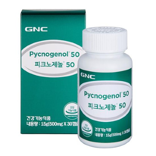 GNC <b>피크노제놀</b> 50 500mg x 30캡슐