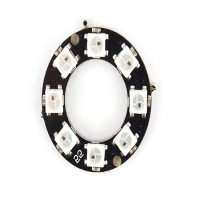 Rainbow Neopixel 네오픽셀 호환 8 x WS2812B 5050 RGB 아두이노 호환 LED모듈 RING-Black [SZH-LD086]