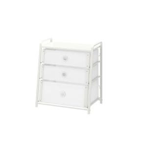 이케아 LOTE 3칸 서랍장  55 x 36 x 62 cm  3단  화이트