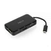 USB C타입 to HDMI DP DVI RGB 컨버터 4in1 v4v