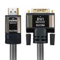 케이엘시스템 케이엘컴 PRIME 고급형 HDMI 2.0 to DVI 케이블