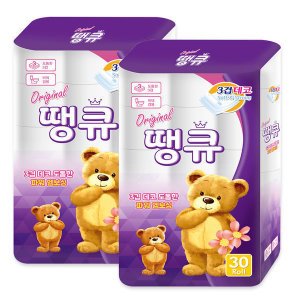 광진산업 Original 땡큐 화장지 3겹 30롤 x 2팩 (NEW/오리지널) 랜덤출고