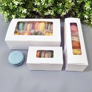 마카롱 뚱카롱 투명창 포장 상자 7종 50장