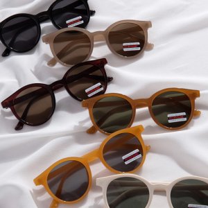 원형 여름 뿔테 안경 선글라스 6color