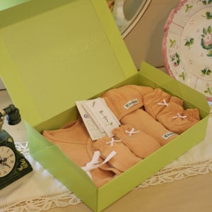 천연염색 황토 신생아 출산용품 세트(황토천기저귀사은증정, 배냇스토리