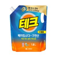 테크 테크 베이킹구연산 액체세제 드럼 리필  1.8L